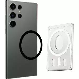 K패드 Linkvu 맥세이프 백스틱 기후동행 투명 카드슬롯 자석 수납 홀더 신용카드 하드 카드 교통카드 알뜰