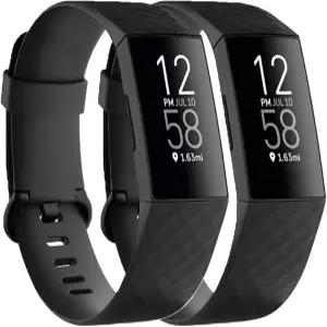 여성 남성용 Fitbit Charge 4 / 3 밴드와 호환되는 교체 밴드 여성용 실리콘 피트니스 스포츠 손목 스몰