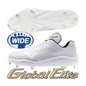 미즈노 야구화 쿠션레보 엘리트 와이드 화이트 Mizuno 11GM254001WT 일체형징 선수용