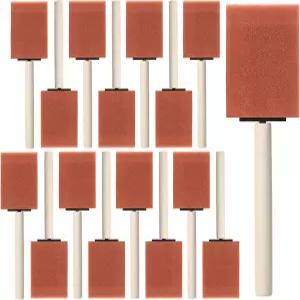 베이츠 폼 페인트 브러시 2인치 16팩 페인팅 염색 및 모드 포드지용 오렌지 스펀지