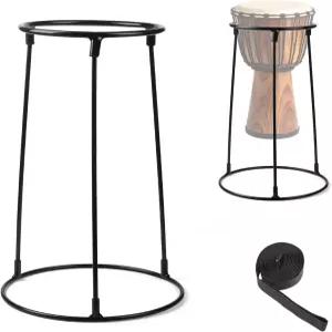 호마르 젬베 스탠드 휴대용 경량 탄소강 지지 프레임 8.5-12인치 아프리카 봉고 드럼 타악기 홀더