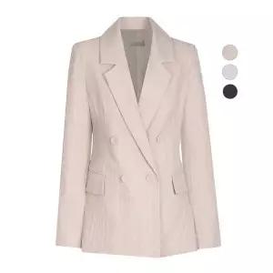 [하프클럽/비비드시크릿가너]여성 헤더 더블버튼 봄가을 정장 자켓