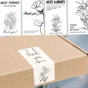 스티커 택배 박스 포장 배달 리뷰 선물 답례품 포장라벨 라벨스티커