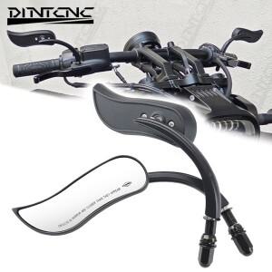 할리 8mm 후방 사이드 미러 모터사이클 투어링 XL883 로드킹 스포츠스터 팻보이 다이나 FXDF FLSTF 알루미