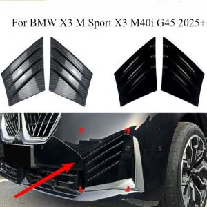 전면 흡입 마스크 그릴 범퍼 후드 메쉬 수정 스타일링 BMW 호환 X3 M 스포츠 M40i G45 2025 + 튜닝 액세서