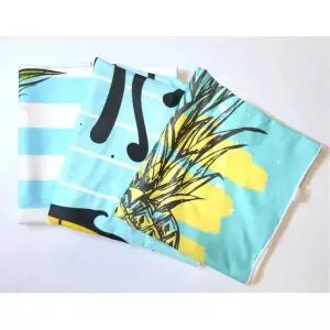 여름 극세사 물놀이 플라워 비치타올