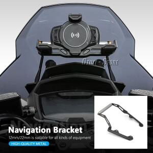바이크 오토바이 앞유리 브래킷 GPS 네비게이션 스탠드, 무선 충전 전화 거치대, Aprilia sr gt200 SR GT20