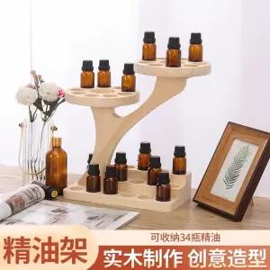 매니큐어진열대 정리함 원목 오일진열대 정리대