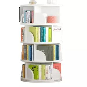 360도회전책장 돌아가는 회전형 북케이스 5단 대형 원목