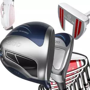 젝시오 14 블루 여성골프채풀세트 마루망 2w 조합 타이틀캐디백포함