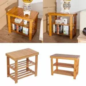 우드선반 2단 화분다이 화분의자