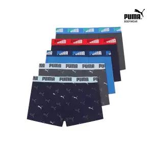 매장정품 푸마바디웨어 푸마 주니어 액티브 면스판 남아 팬티 5종 세트 1819499
