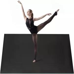 세라베토 말리 댄스 플로어 6.6피트 x 3.9피트 ？ 홈 스튜디오용 롤아웃 매트 바레 탭 재즈용 발레 미끄럼