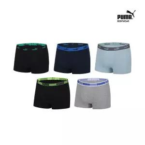 매장정품 푸마바디웨어 푸마 언더웨어푸마 주니어 남아 무형광 코튼 드로즈 5종 세 1819312