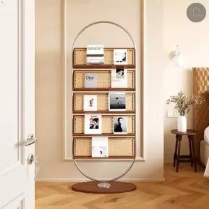 꽂이 매거진랙 A6 진열대 거실 체리 브로셔 A4 팜플렛거치대