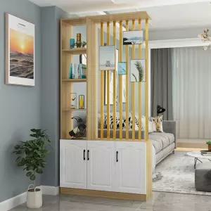 선반 현관 안방 간살 가벽 흰색 파티션 중문 막이 아파트