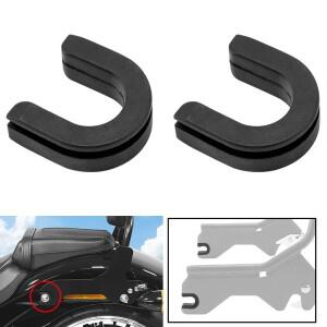 할리 소프테일 슬림 스트리트 밥 디럭스 2018년 이후 모델용 모터바이크 시시 러기지 랙 등받이 사이드 패