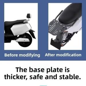 간편 설치 바이크 오토바이 후면 짐받이 교체 부품 다기능 캐리어 익스텐더