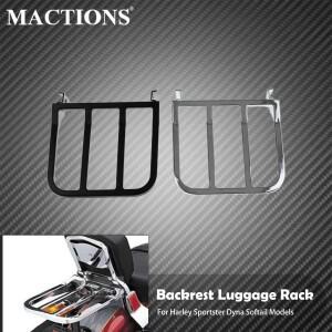 바이크 오토바이 시시 바 등받이 러기지 랙 리어 캐리어, 할리 스포츠스터 XL 883 1200 04-22 소프테일 FXD