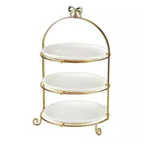 스탠드 애프터눈티세트 받침대 접시 케이크 디저트 쟁반 트레이 2단 3단