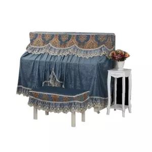 감성 패브릭 일러스트 의자 커버 피아노 덮개 풀커버