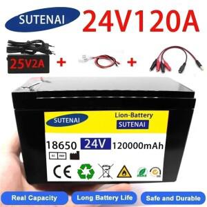 18650 24v 120A 리튬 이온 배터리 전기 자동차 팩 21V- 35Ah 내장 BMS 고전류