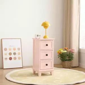 원목 미니 서랍장 레트로 책상 탁상 소형 30cm 멀바우 르엘 작은 안방