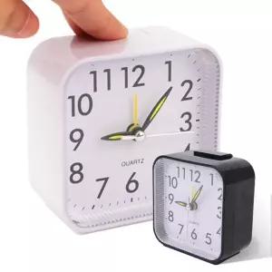 무소음 사각 탁상시계 조명 심플탁상시계 알람시계 미니탁상시계 미니시계