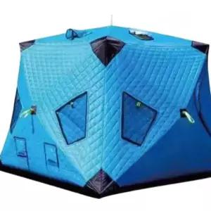 원터치 큐브 텐트 x 돔 그린 1.65m 방한 캠핑