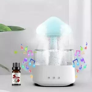 무드등 수면등 백색소음 터치형 리모컨 비내리는 버튼형