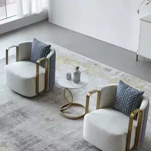 패브릭 1인소파 편한1인용쇼파 엔틱 거실 호텔 원목