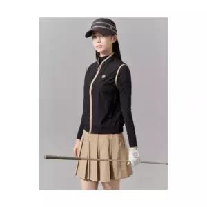 매장정품 빈폴 BEANPOLE GOLF 여성 봄 초경량 베스트 블랙 BJ5336A085 664084