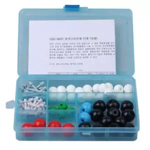 중등과학 조립형 원자 구슬 막대 분자모형 74점 키트 기관교구 두뇌개발 진로캠프