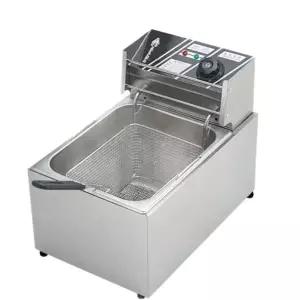 전기 튀김기 영업용 후라이드 핫도그 치킨 업소용 식당 13L 싱글 탱크 19cm 깊은 내솥
