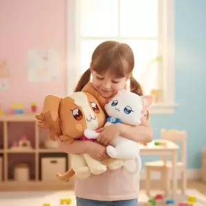 반다이 원더풀프리큐어 항상함께해 보리 겨울 반려견 반려묘 동물 애착인형 봉제인형 반려동물