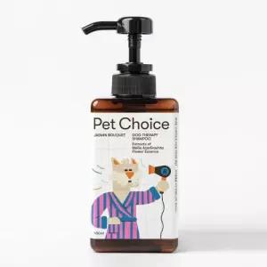 펫초이스 강아지 고양이 샴푸 목욕 용품 댕피케어 자연유래 450ml 1개 샴푸 본품(450m