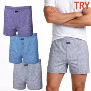남자죽트렁크팬티 쿨 부드러운 사각 박서 대나무 밤부 3종 세트