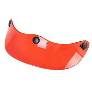 빈티지 모토 헬멧 바이저 쉴드 렌즈 썬 브림 3핀 버클 레트로 오픈 페이스 일본 스타일