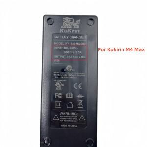 54.6V 2.0A 리튬 충전기 쿠키린 M4 맥스 전동 스쿠터 배터리 부품 액세서리