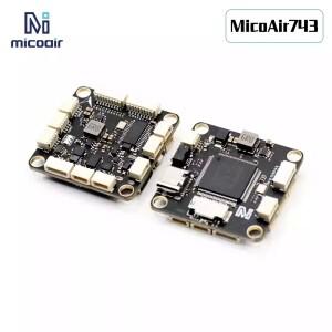 MicoAir743 30x30 비행 컨트롤러 듀얼 IMU는 Ardupilot/PX4/Betaflight 펌웨어를 지원합니다.