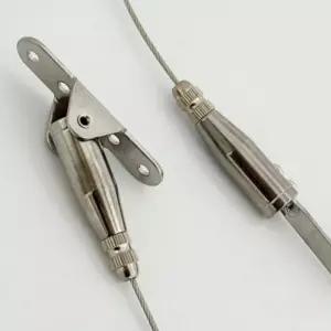 다용도 천장 레일 와이어 그림 액자 걸이 대 타공 피스형