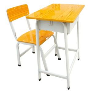 옛날책상의자 책걸상 연극 높이 엘로우 테이블 스툴 옛날책상 학원 레트로 교실