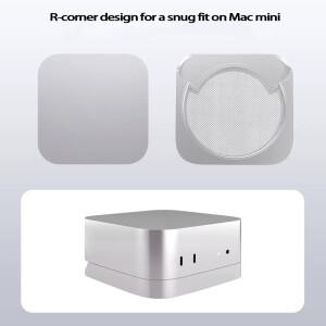 호환 맥미니 M4 알루미늄 합금 브래킷 베이스 M4/M4 프로 2024 데스크탑 스탠드 먼지열 방출