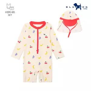 [블루독베이비] 후르츠 올인원수영복_RD (4437062102)