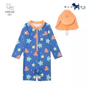 [블루독베이비] 마린애니멀 올인원수영복_NY (4437062002)