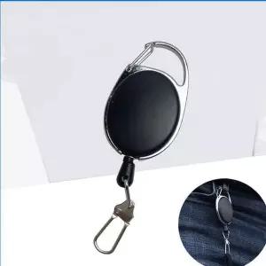 [셀러허브]릴홀더 분실방지용 사원증 명찰 고리 카라비너 홀더 (S44293850)