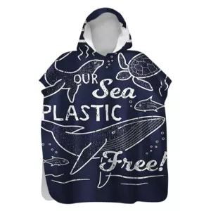 수중 세계 돌고래 성인 비치 히피 점프 장식 타월 목욕