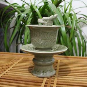 계영배 잔받침 절주잔 도자기술잔 차트레이 술1 도자기잔 이쁜술잔 상도 세라믹