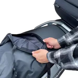 호환  스쿠터 따뜻한 방수 방풍 겨울 이불 스쿠터 다리 커버