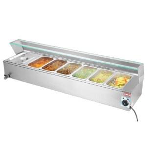 영업용 미니 반찬 밑반찬 토핑 122x36.5x33cm 2개 베이직 E1 저온 B2 쟁반